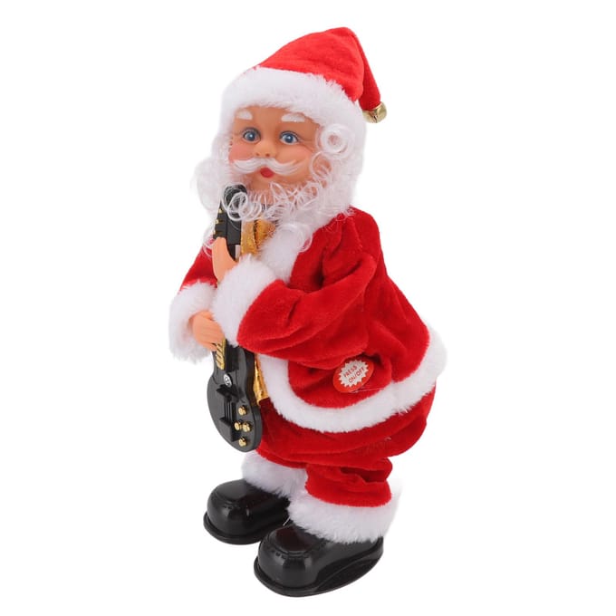Elektrische Muzikale Dansende Kerstman Interessante Heup Schuddende Kerstman Pop white