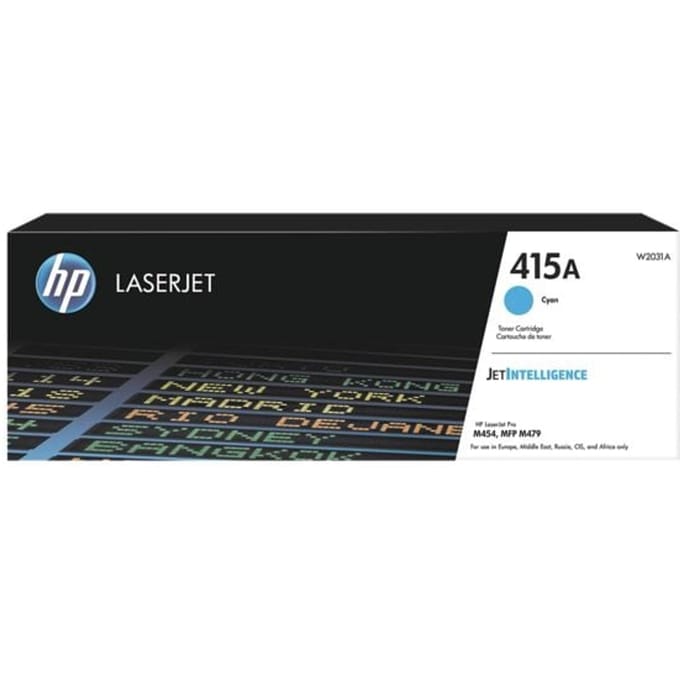 HP 415A - Tonercartridge - Origineel - Standaard Capaciteit - Cyaan