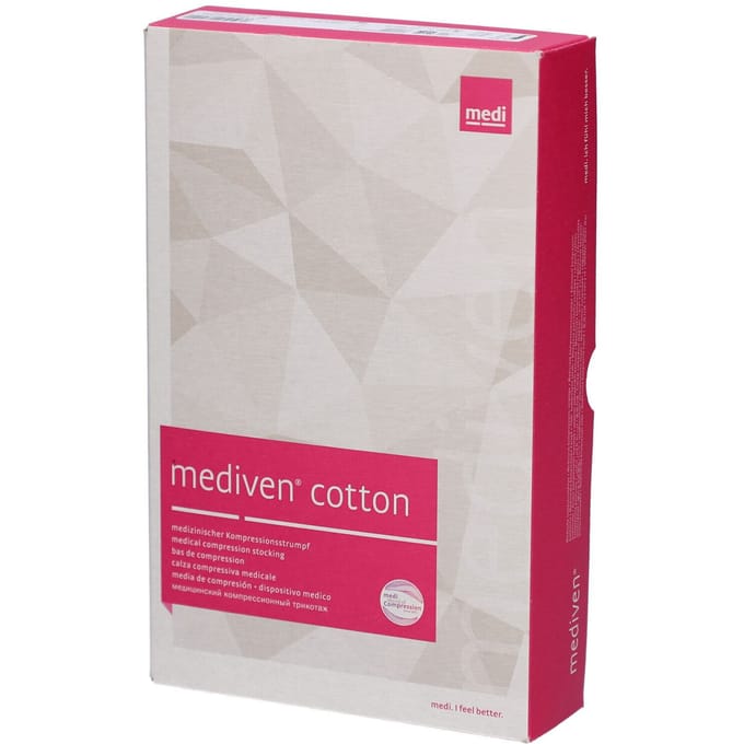 Mediven Cotton Ccl2 Ag/nob-w O.t. Caramel M5 1paar 1 Kousen