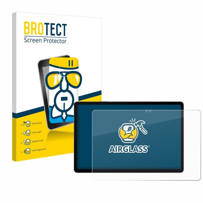 Screenprotector voor Samsung Galaxy Tab S9 FE+ Beschermglas transparant