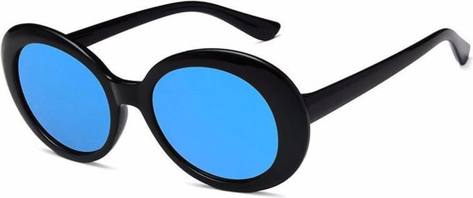 Kurt Cobain Zonnebril Blauw Spiegel