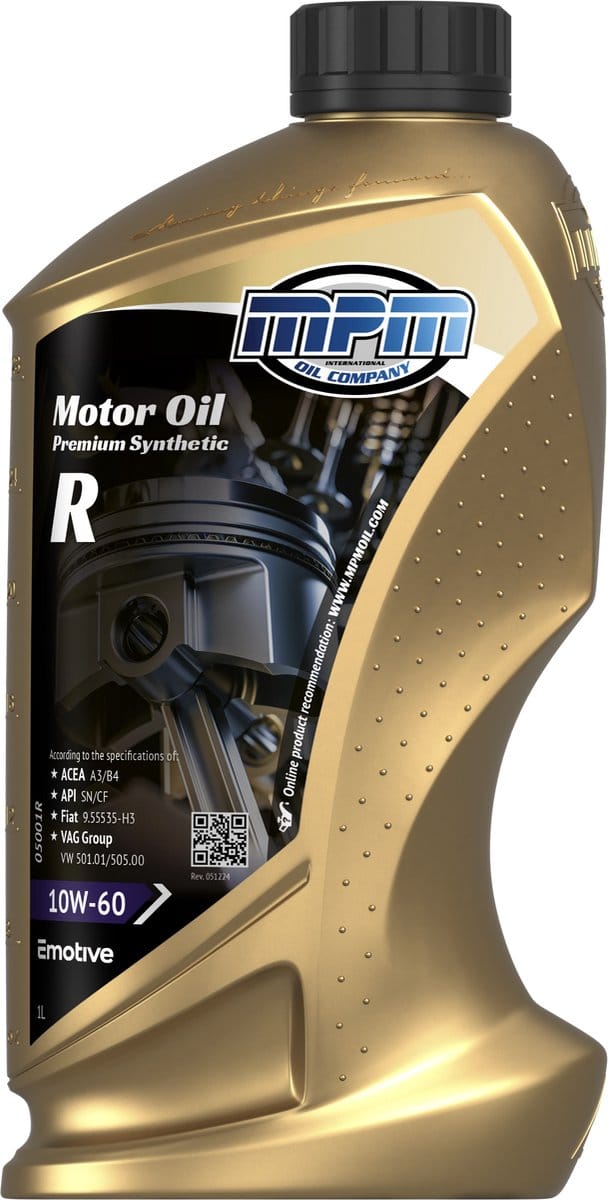 MPM Motorolie 10w60 high performande racing sport - 1 liter