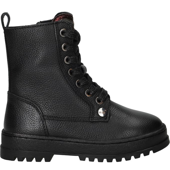 IK-KE Veterboots - Meisjes - Zwart - Maat:32