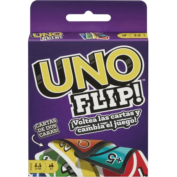 Mattel UNO Flip Bord- & kaartspellen Bordspellen