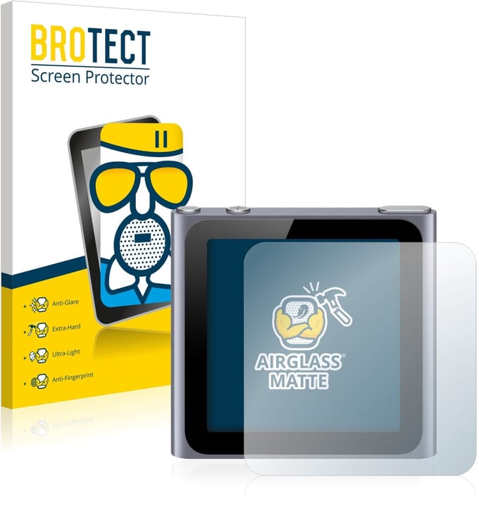 BROTECT - Screenprotector voor Apple iPod nano 2011 (6. Gen.) - Folie Beschermfolie Beschermglas matte