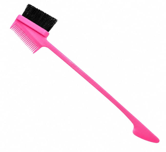 Haar in Stijl® Edge Brush Kam Roze - Slick Back Kapsel - Borstel - Styling Tool