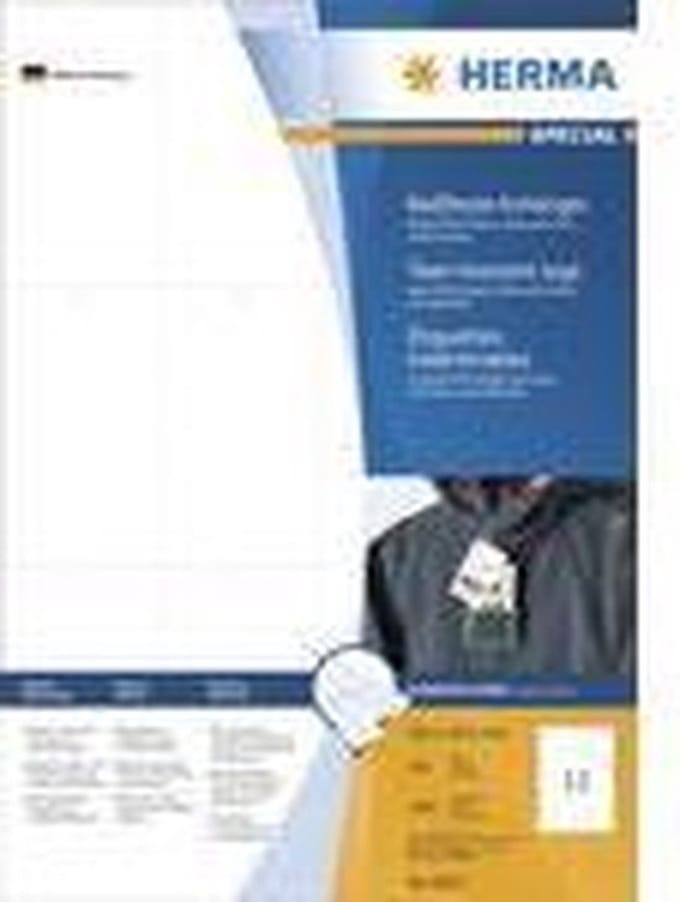 HERMA Hangetiket A4 52,5x93,5 mm wit 1200 St.