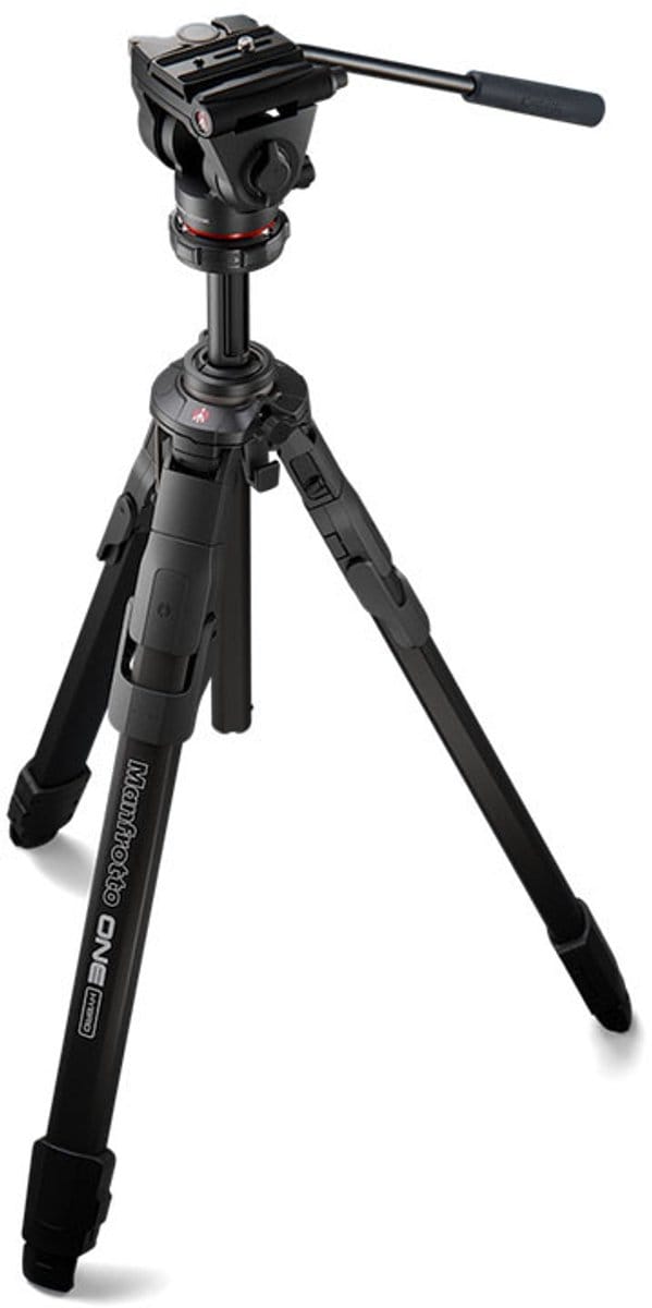 MANFROTTO ONE Hybrid-Aluminiumstativ + Fluid-Kugelkopf 500X - MKONEA-500X