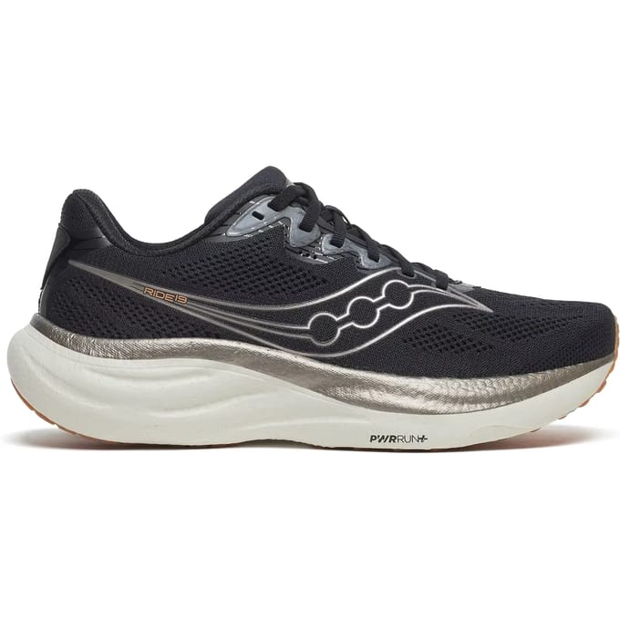 Saucony Ride 19 - Hardloopschoen - Zwart/Pewter - EU 44