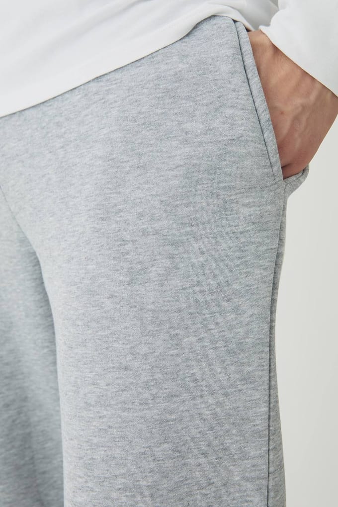 Tall Essential Straight Fit Joggers | Grey Marl | Size Medium