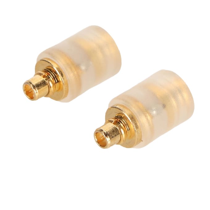 2pcs Adaptateur Câble MMCX de Remplacement Câble MMCX Connecté pour Sennheiser IE300 IE600 IE900 AKG noir