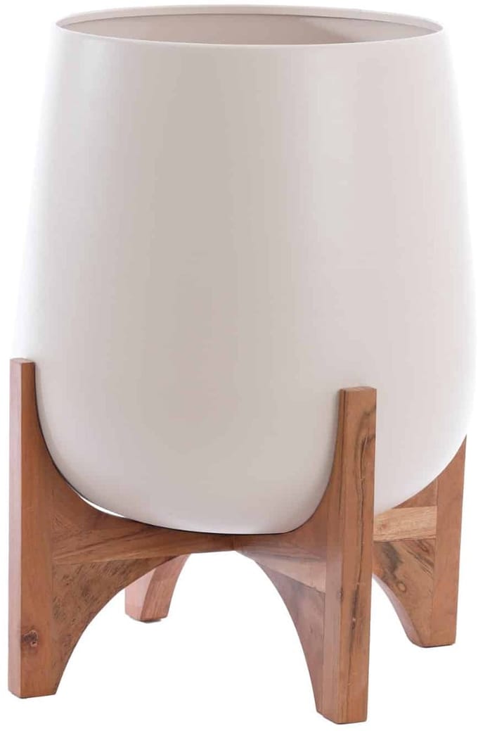 Light & Living Bloempot Karuna - Crème - Ø44x53cm - Bohemian