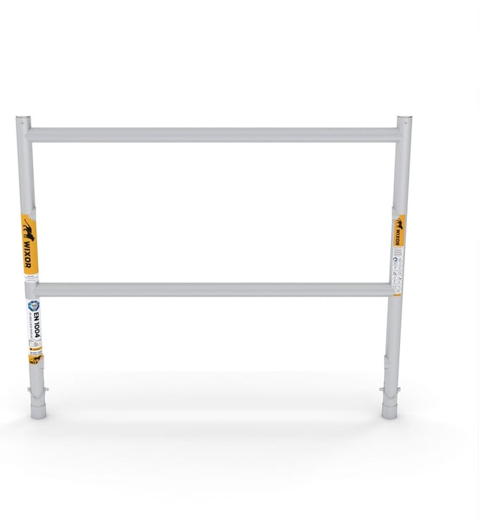 Wixor | Leuningframe 135 cm | steigerframe | steigeronderdeel | rolsteiger | aluminium | steiger | stelling