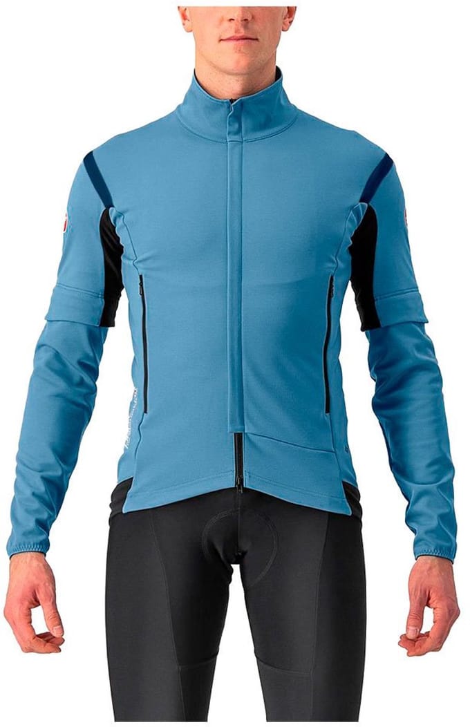 Castelli Perfetto Ros 2 Convertible Gore-tex Infinium™ Windstopper® Jas Blauw 3XL Man