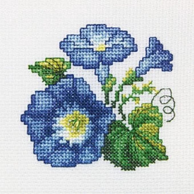 Borduurpakket Zilverwinde - Convolvulus - rto