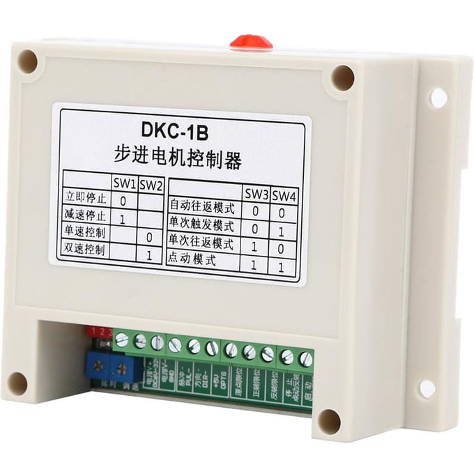 DKC1B Plastic Snelheidsregeling Meervoudige Bescherming Enkelassige Pulstrein Generator Stappenmotor
