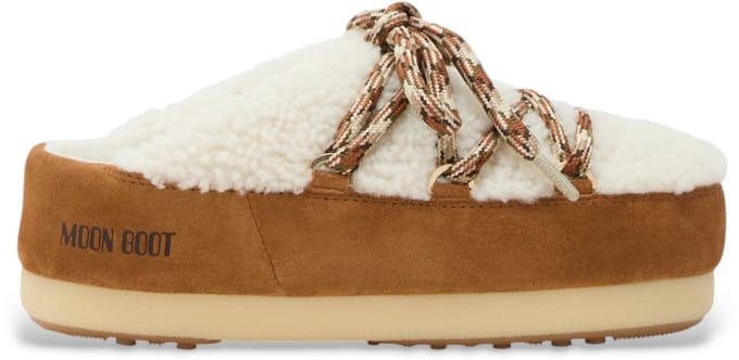 Moon Boot Evx Shearling bruine klompen