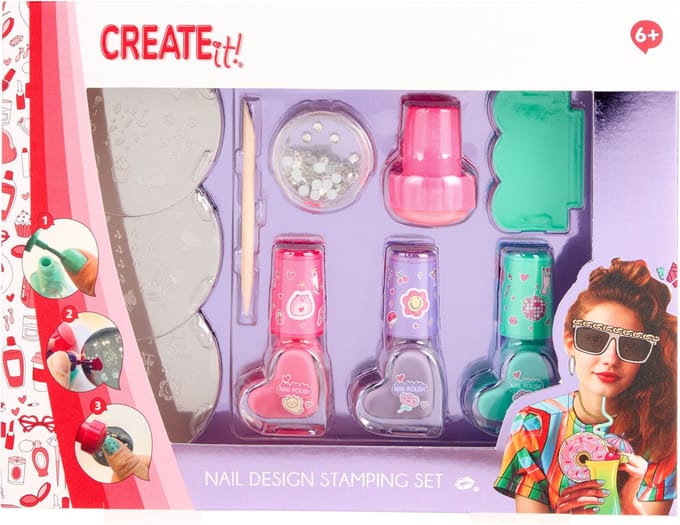 Create it! Nageldecoratie stempelset Opmaken en sieraden