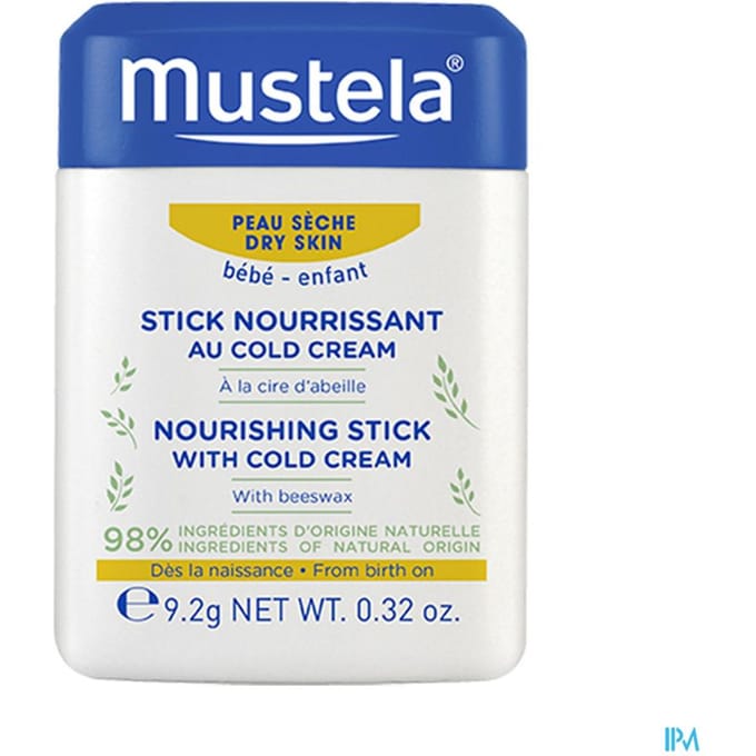 Mustela Nourishing Stick With Cold Cream - 9,2 g