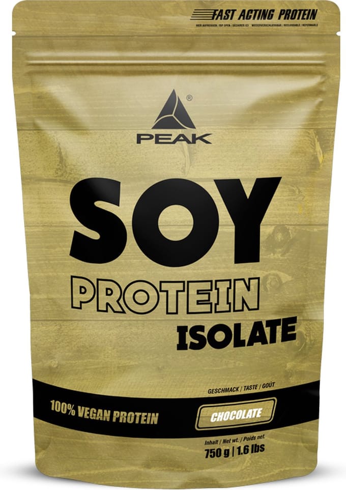 Peak Soy Protein Isolate (750g) Chocolate - Eiwitten - Veganistisch eiwit