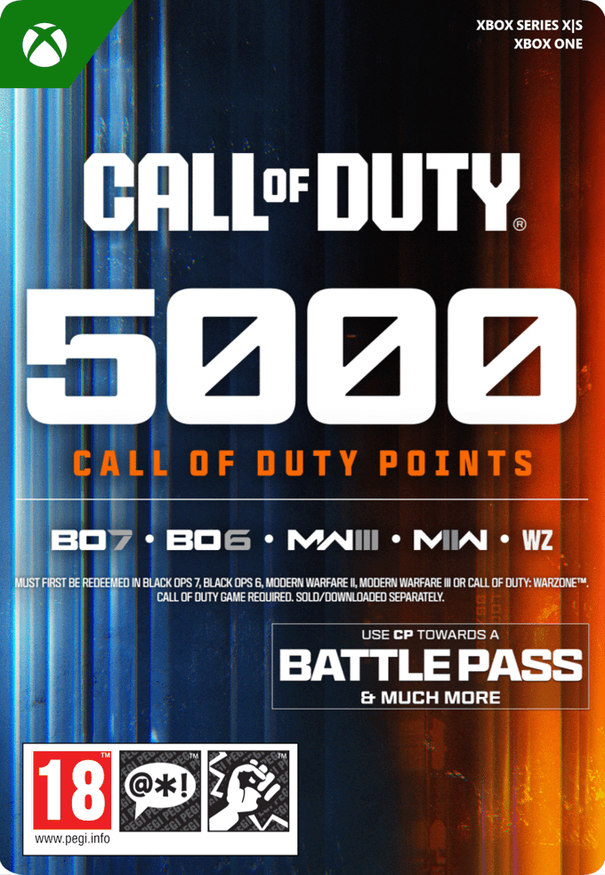 5000 CALL OF DUTY POINTS