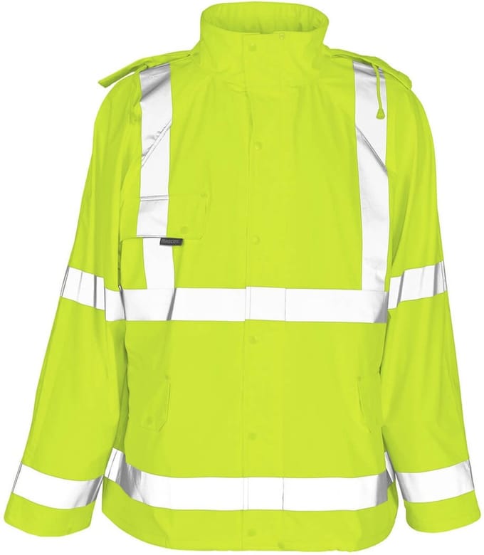 Mascot Safe Aqua Regenjas 50101-814 - Hi-Vis geel - M