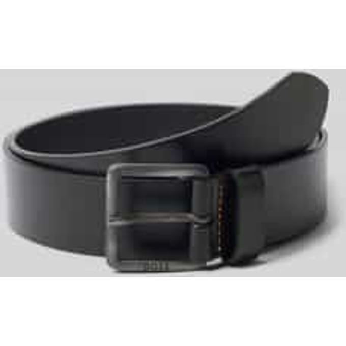 BOSS Leren Riem Jeeko Sz40 Belt W100 Black Zwart