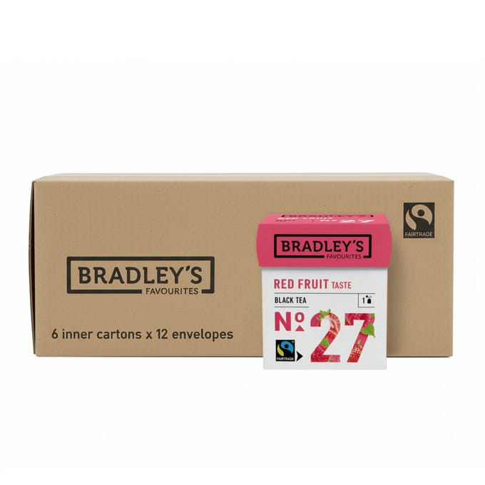 Bradley’s Favourites Black Tea Red Fruit No. 27 (72x 2g)