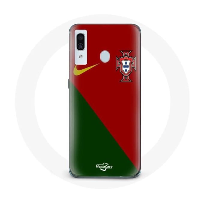 Coque - Maniacase - Samsung Galaxy A30 - Noir - Souple - Maillot Nike noir