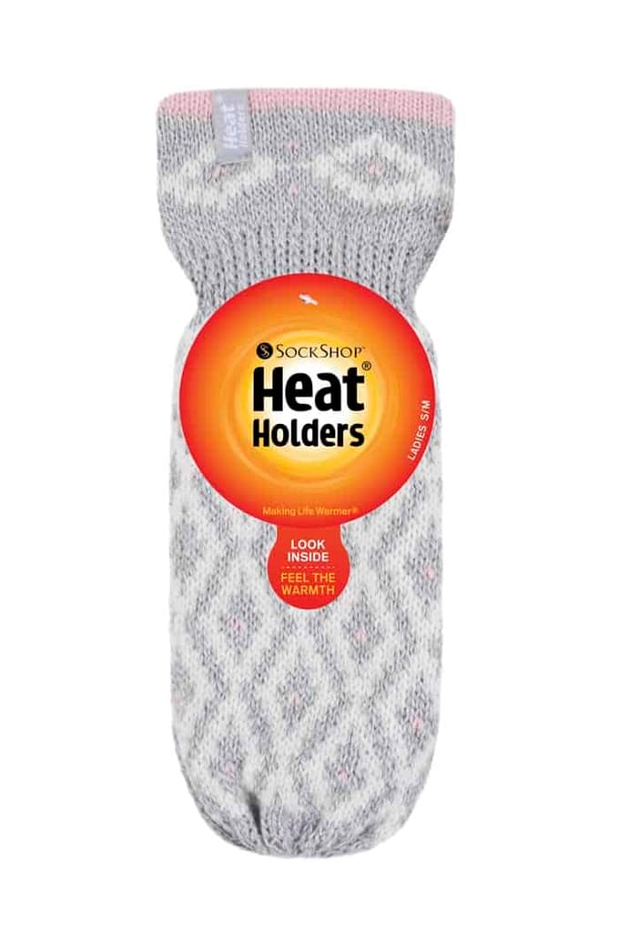 Heat Holders - Thermische winterwanten voor dames - Lichtgrijs