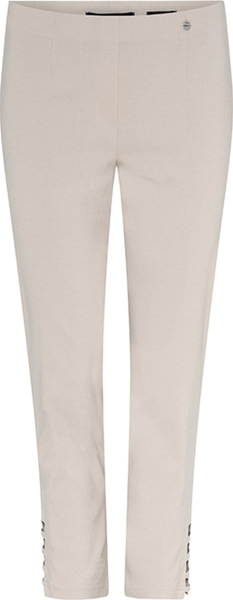 Robell Lena09 Dames Comfort Stretch 7/8 Pantalon - Beige - Maat38
