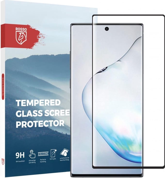 Rosso 9H Tempered Glass Screen Protector Geschikt voor Samsung Galaxy Note 10 Plus | Glasplaatje | Beschermlaag | Beschermglas | 9H Hardheid