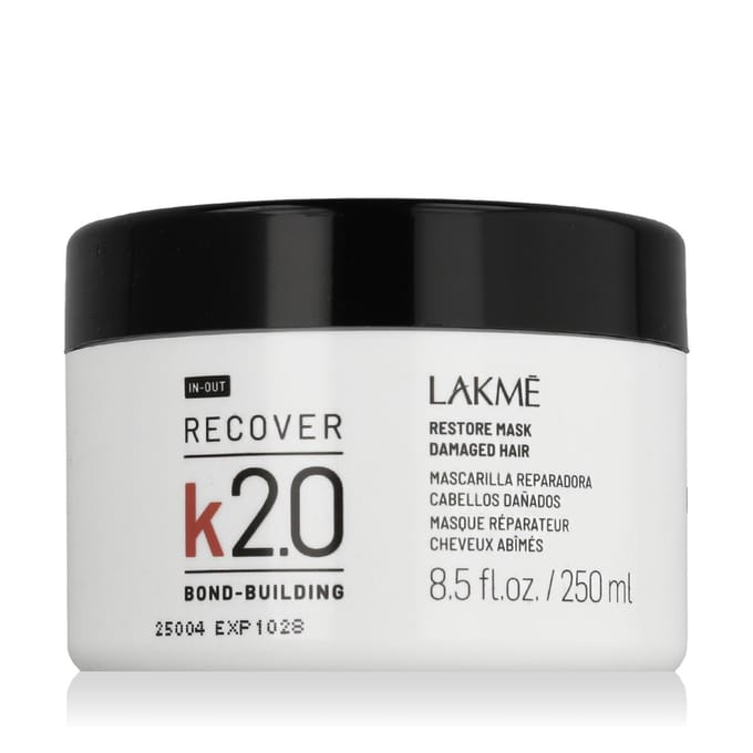 Lakme K2.0 Masque Récupération Restauration Cheveux Abîmés 250 ml
