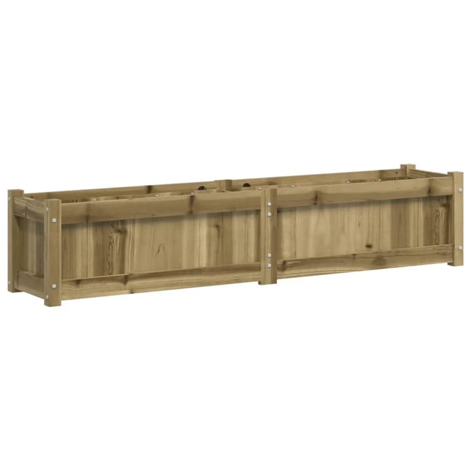 vidaXL - Plantenbak - 150x31x31 - cm - geïmpregneerd - grenenhout