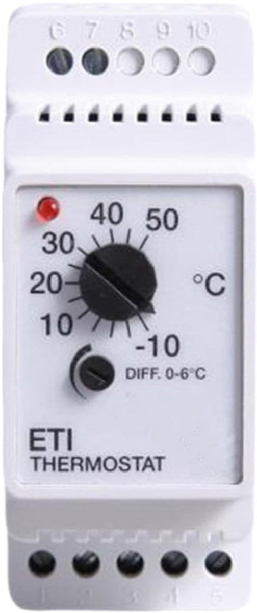 Magnum ETI-1551 MAGN THERMOSTAAT DIN RAIL
