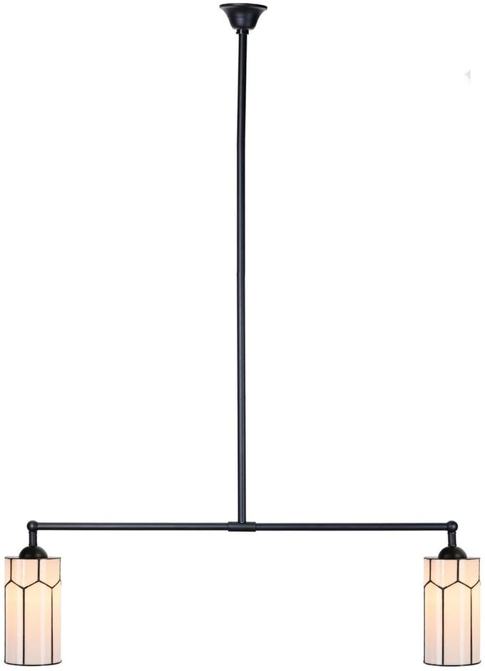 Tiffany T-lamp 2 lichts Gatsby - Art Deco Trade