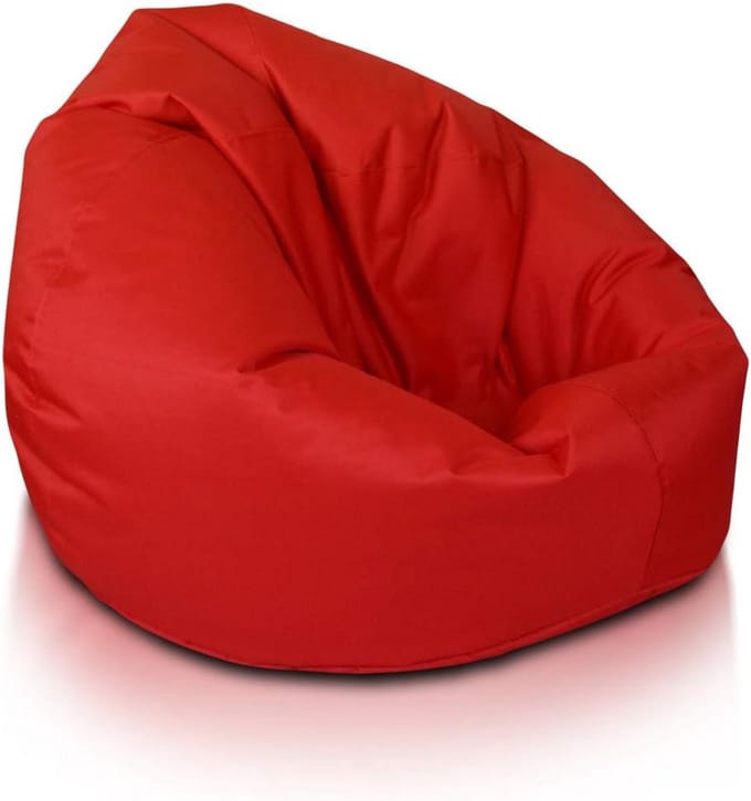 Comfortabele Buiten en Binnen Zitzak Polyester Vuilafstotend 95x65 cm