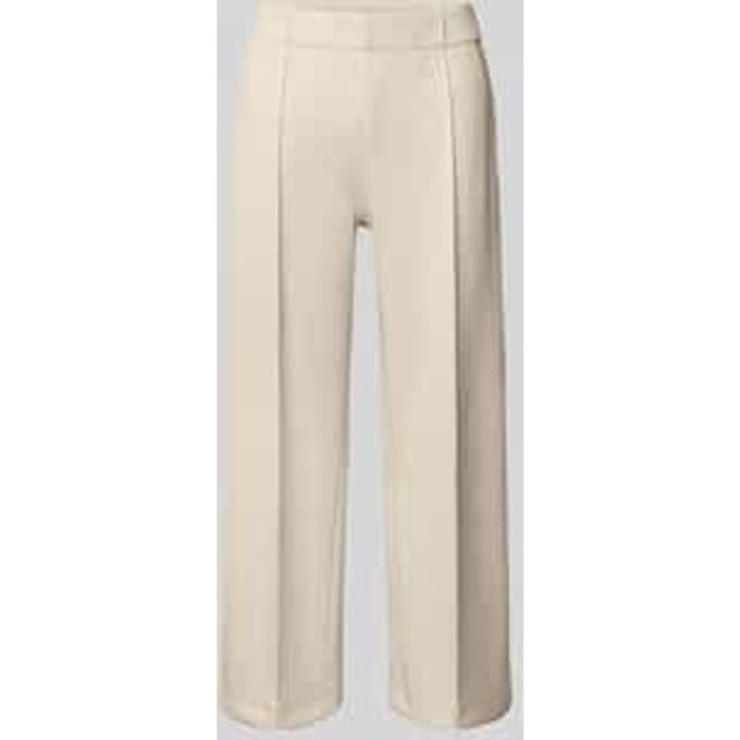 Culottes met lengteplooien en achterzak, model 'Curilo line'