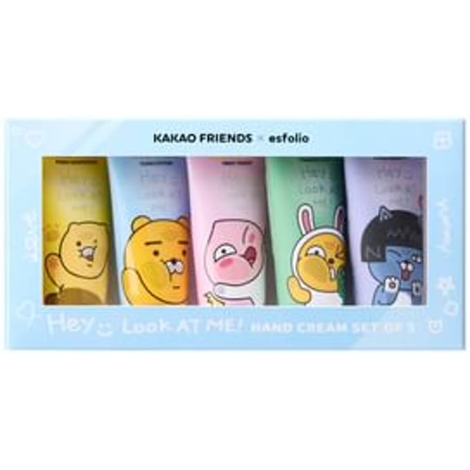esfolio - Look At Me Hand Cream Set KAKAO FRIENDS Edition 5 pcs