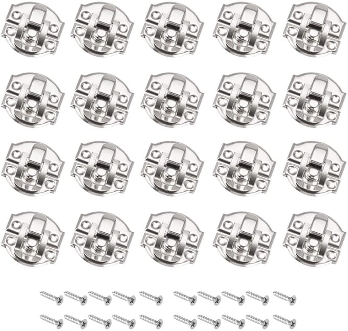 Dailygoods - Toggle Catch Lock 20 Stuks voor Kasten en Dozen