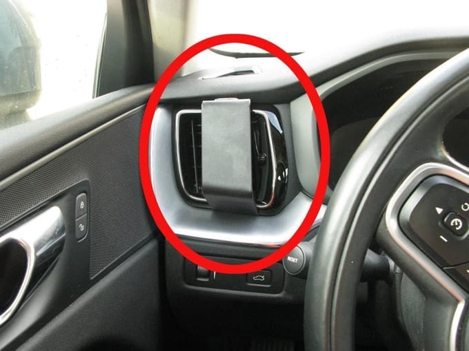 Brodit ProClip houder geschikt voor Volvo V60/ S60 2019 - / XC60 2018 - Left mount