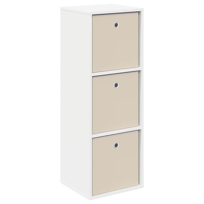 vidaXL - Dressoir - met - lade - Wit - 35 - x - 32 - x - 99,5 - cm
