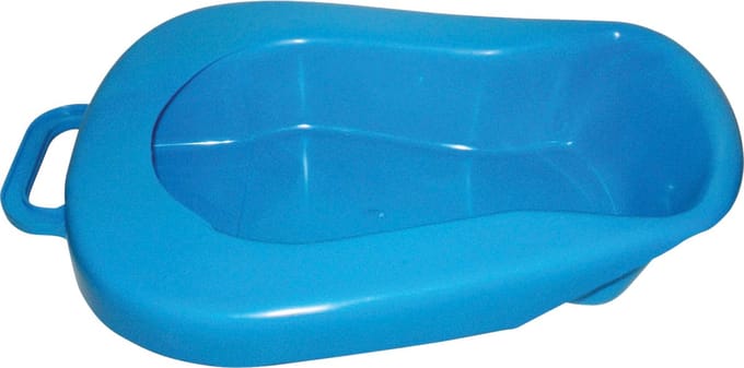 Aidapt Bedpan - Lichtgewicht gemakkelijk schoon - Blauw