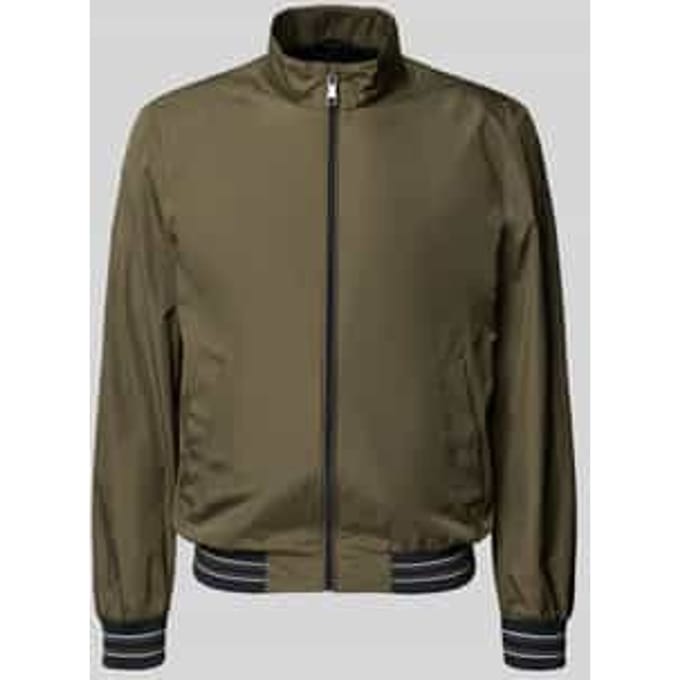 Blouson met opstaande kraag en ritssluiting