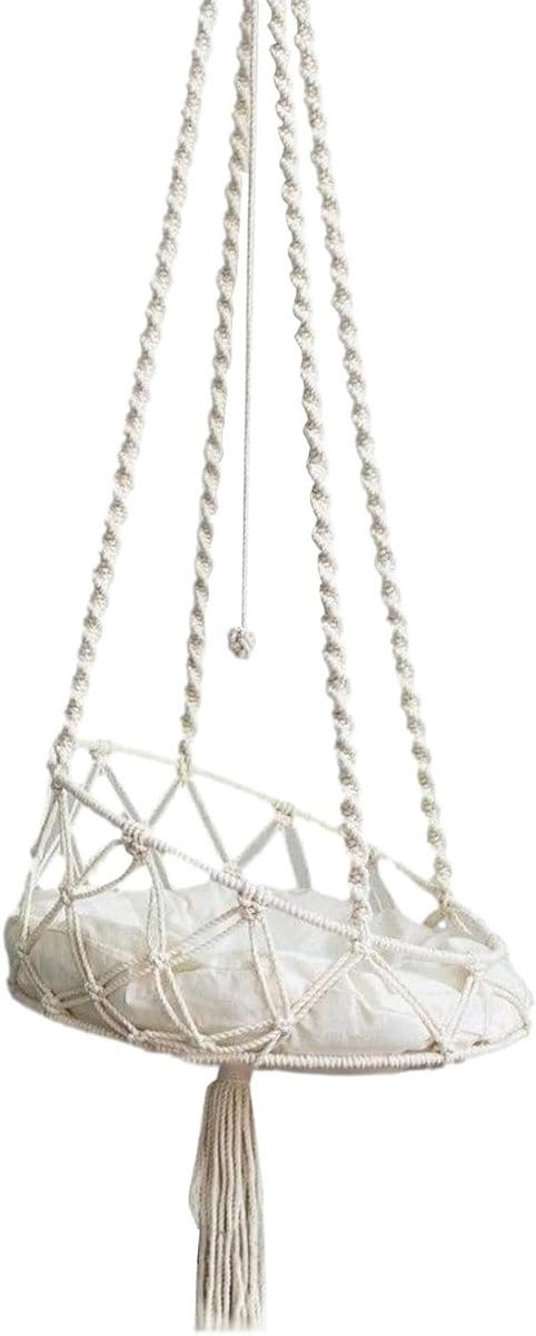 40 x 90 cm Cat Swing Bed, Cat Swing, Cat Hammock, Removable Boho Swing Bed, Hammock for House Cats for Sleeping, Playing, Climbing
