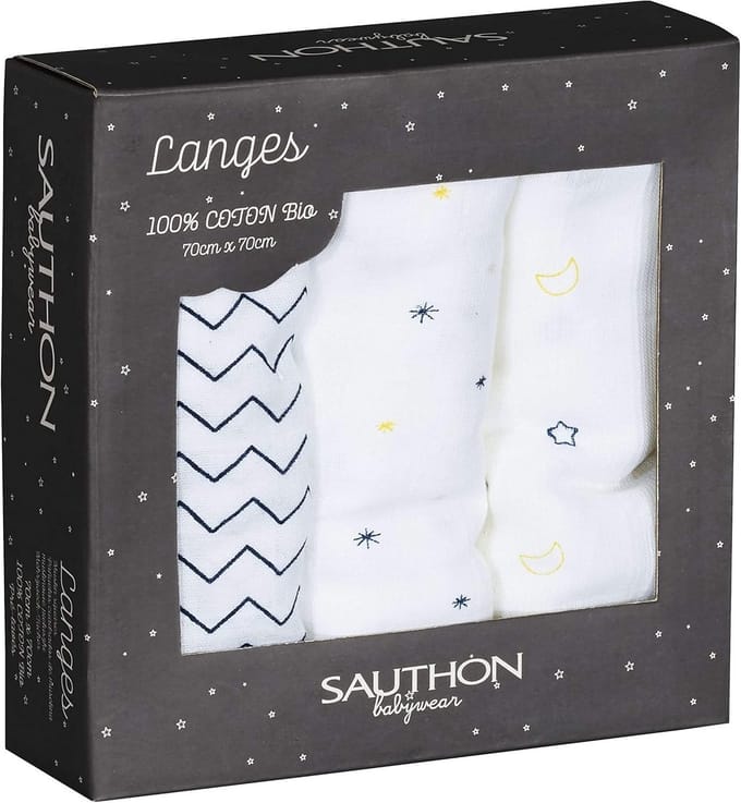 Set van 3 Luiers voor Baby's - Comfortabel en Absorberend