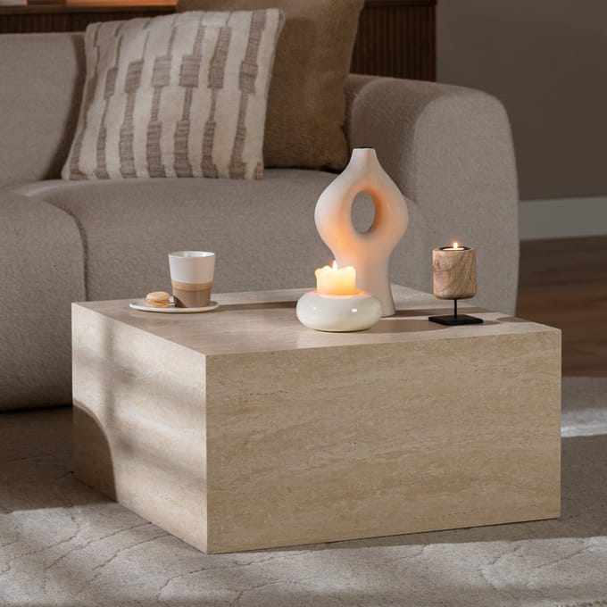 Bronx71® Salontafel/element Ace travertin 60x60x30