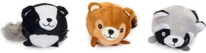 Pluche hondenspeeltje Bollo met piep 11cm