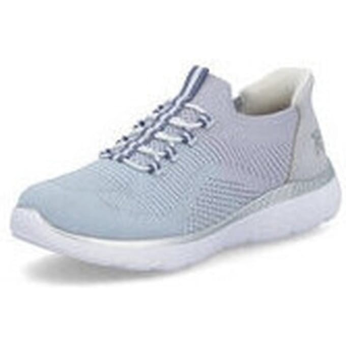 Rieker dames instappers blauw paars