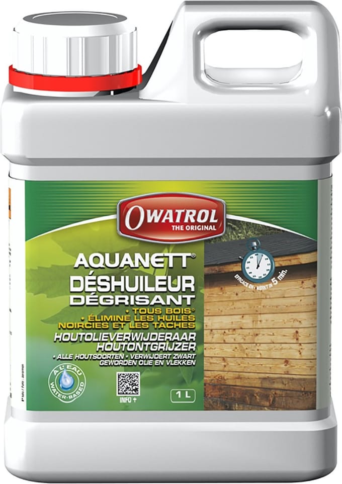 Aquanett - Houtolieverwijderaar - Owatrol - 1 L